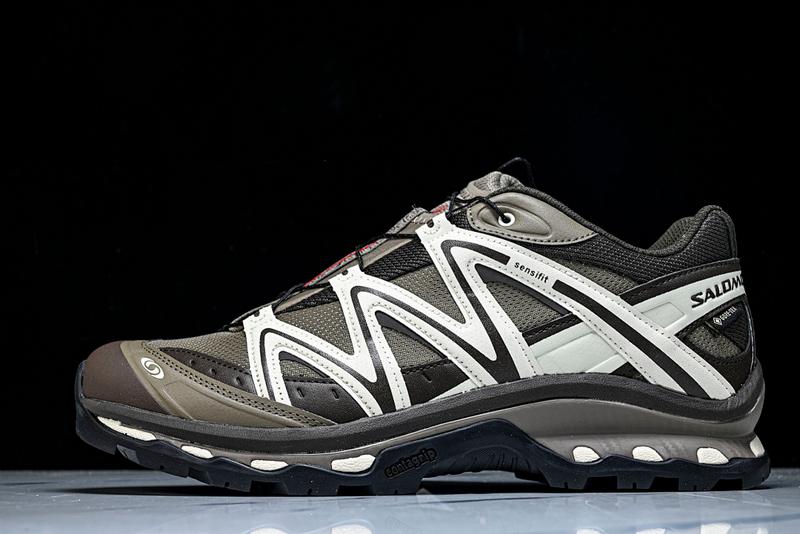 Salomon Marron Fonce Blanc 017265