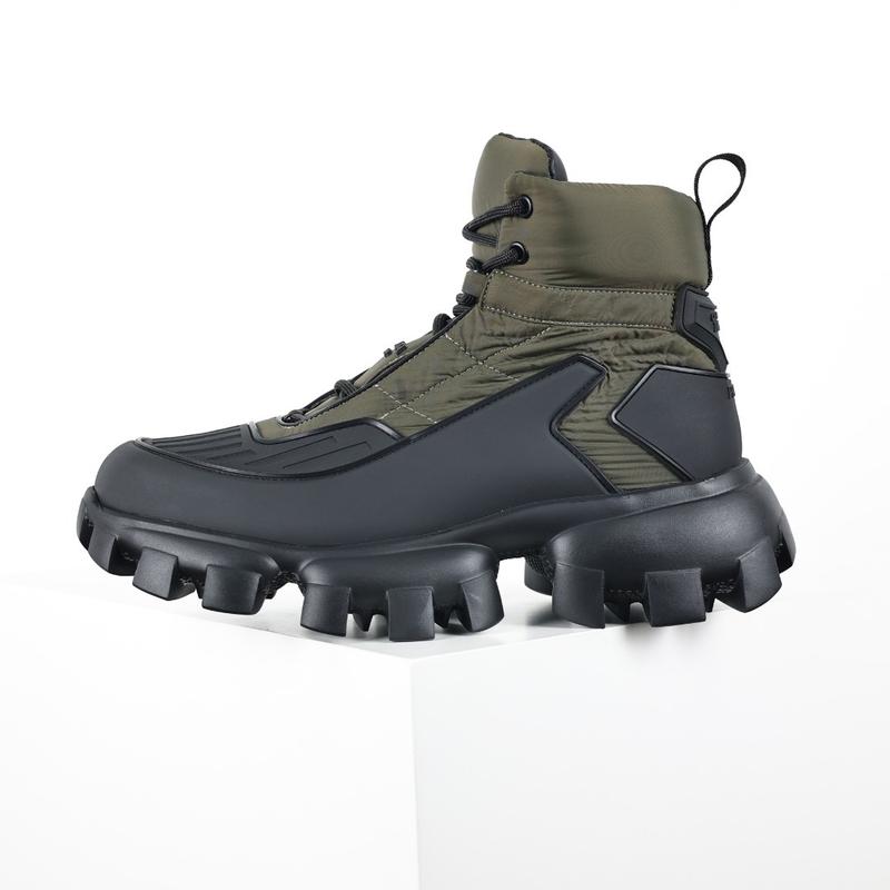 Prada Cloudbust Thunder Montante Noir Kaki 636318
