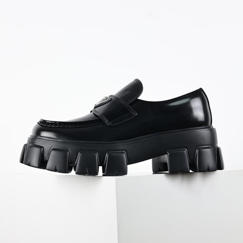 Prada Mocassin Monolith Noir 030955