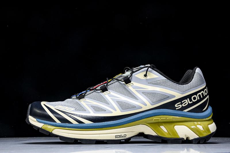 Salomon Gris Bleu Jaune 219779