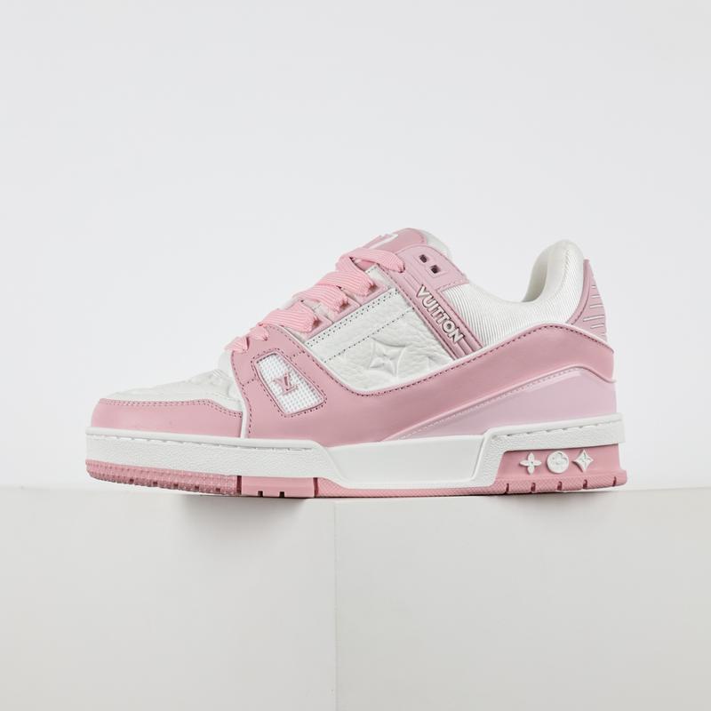 LV Trainer Rose Blanc 709166