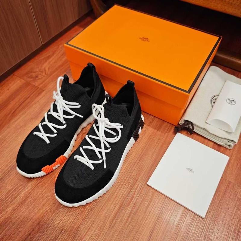 Hermes chaussette noir orange
