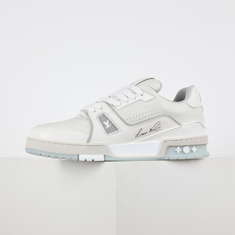 LV Trainer Blanc Gris Clair 454238