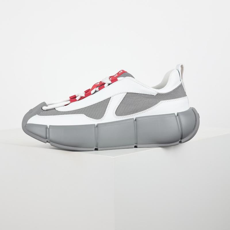 Prada Blanc Gris Rouge 474440