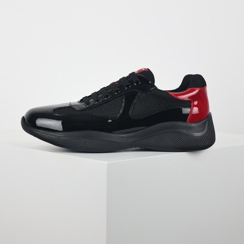 Prada America's Cup Noir Rouge Vernis 646923
