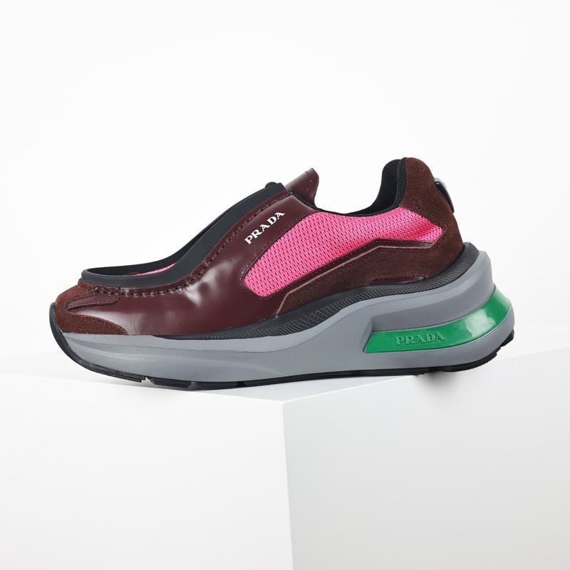 Prada Bordeaux Rose Vert 492644