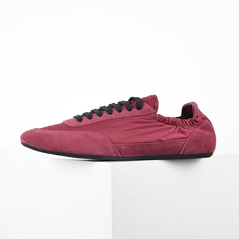 Prada Framboise Nylon Daim 005442