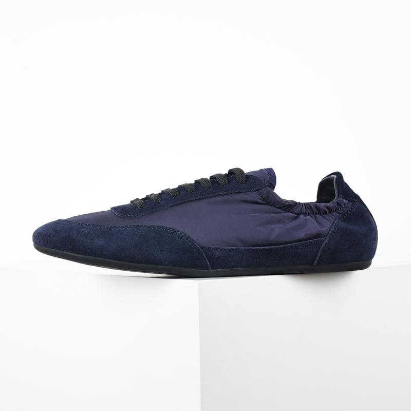 Prada Bleu Marine Nylon Daim 238881