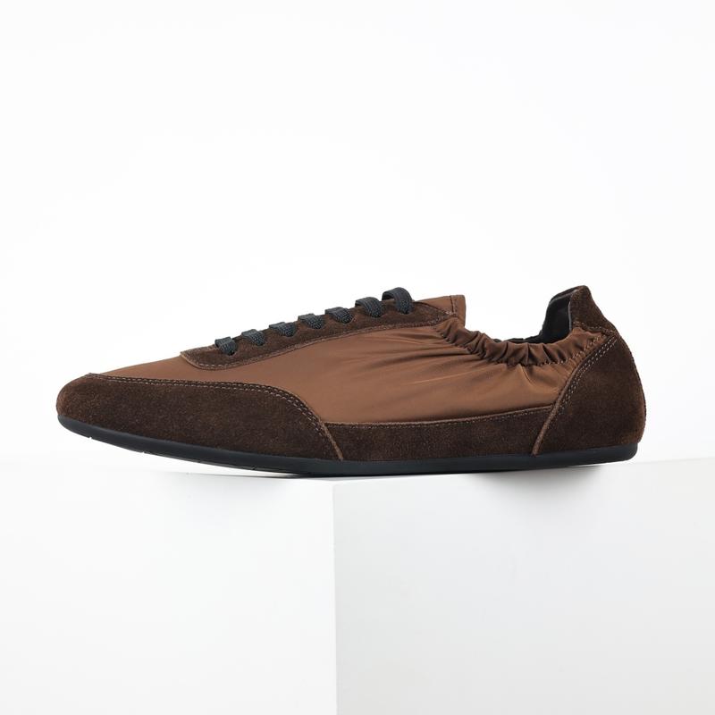 Prada Marron Nylon Daim 667797