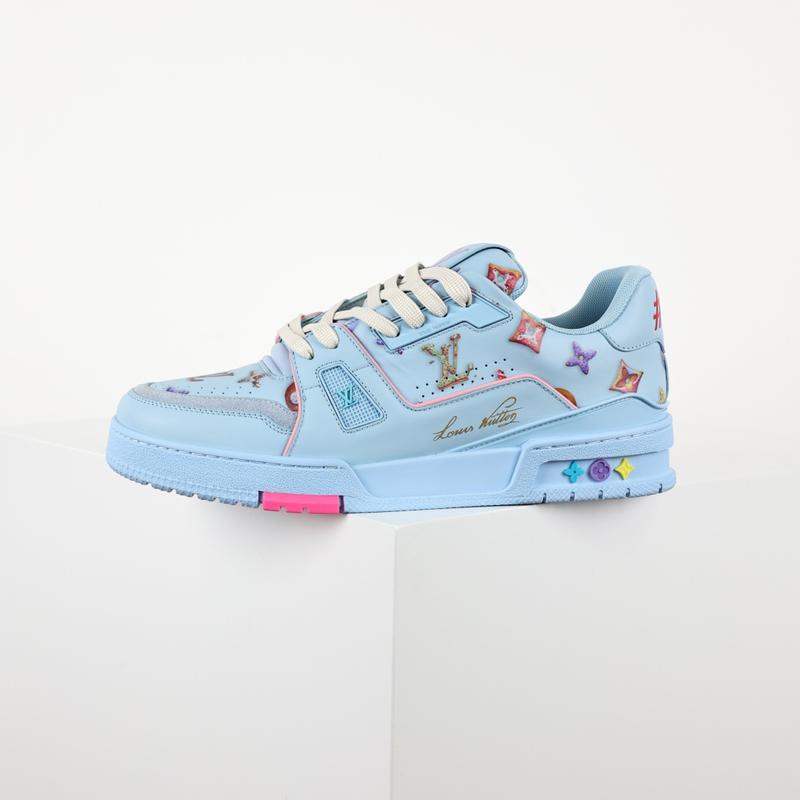 LV Trainer Bleu Ciel Multicolore 461392