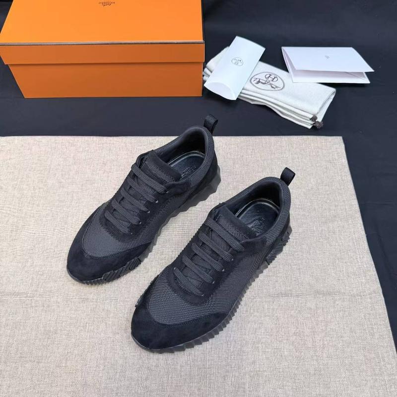 Hermes H tissus-daim full noir