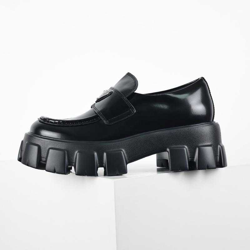 Prada Mocassin Monolith Noir 734096