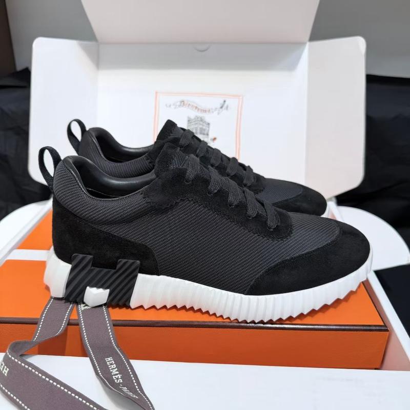 Hermes H tissu noir et blanc