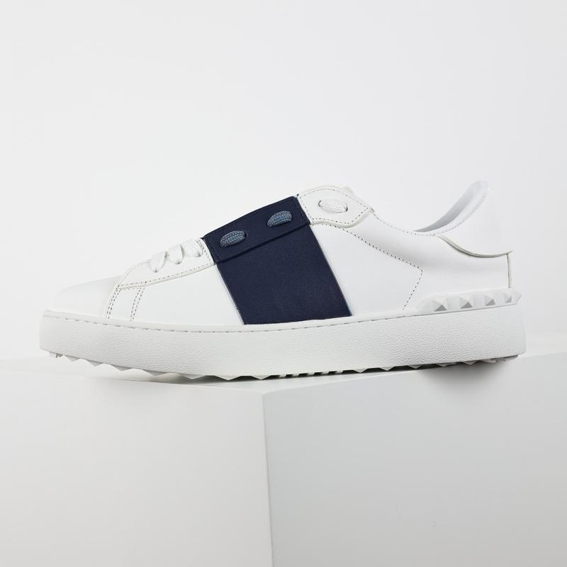 Prada Blanc Bande Marine 255186